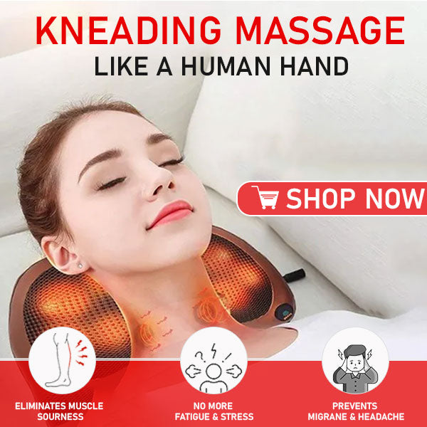 Electric Massager Pillow Cushion, Heating Health Care Vibration My Store Electric Massager Pillow Cushion, Heating Health Care Vibration My Store