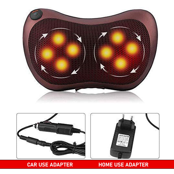 Electric Massager Pillow Cushion, Heating Health Care Vibration