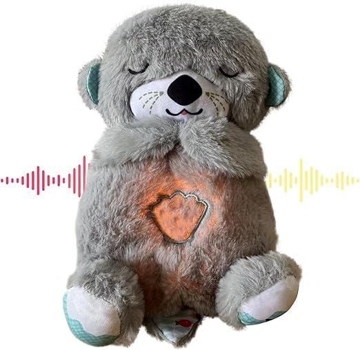 Baby Sound Machine Breathing Otter Portable Plush Baby Toy c5cc46-5e