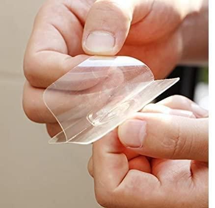 Self Adhesive Hooks for Wall Heavy Duty Strong Nail Free for Hanging Photo Frame Hook (Pack of 10) c5cc46-5e