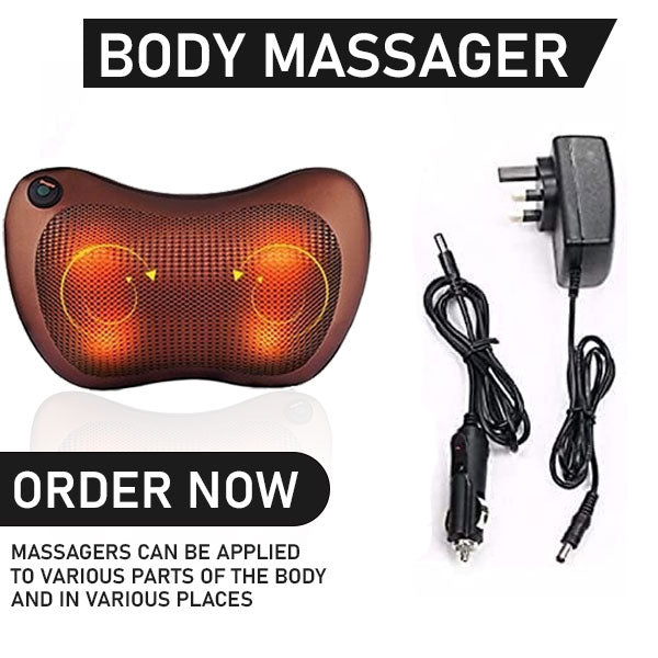 Electric Massager Pillow Cushion, Heating Health Care Vibration