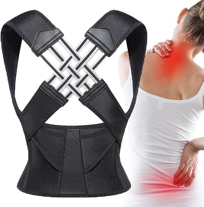 Adjustable Back Posture Corrector/ Slouching Relieve Pain Belt Women Men c5cc46-5e