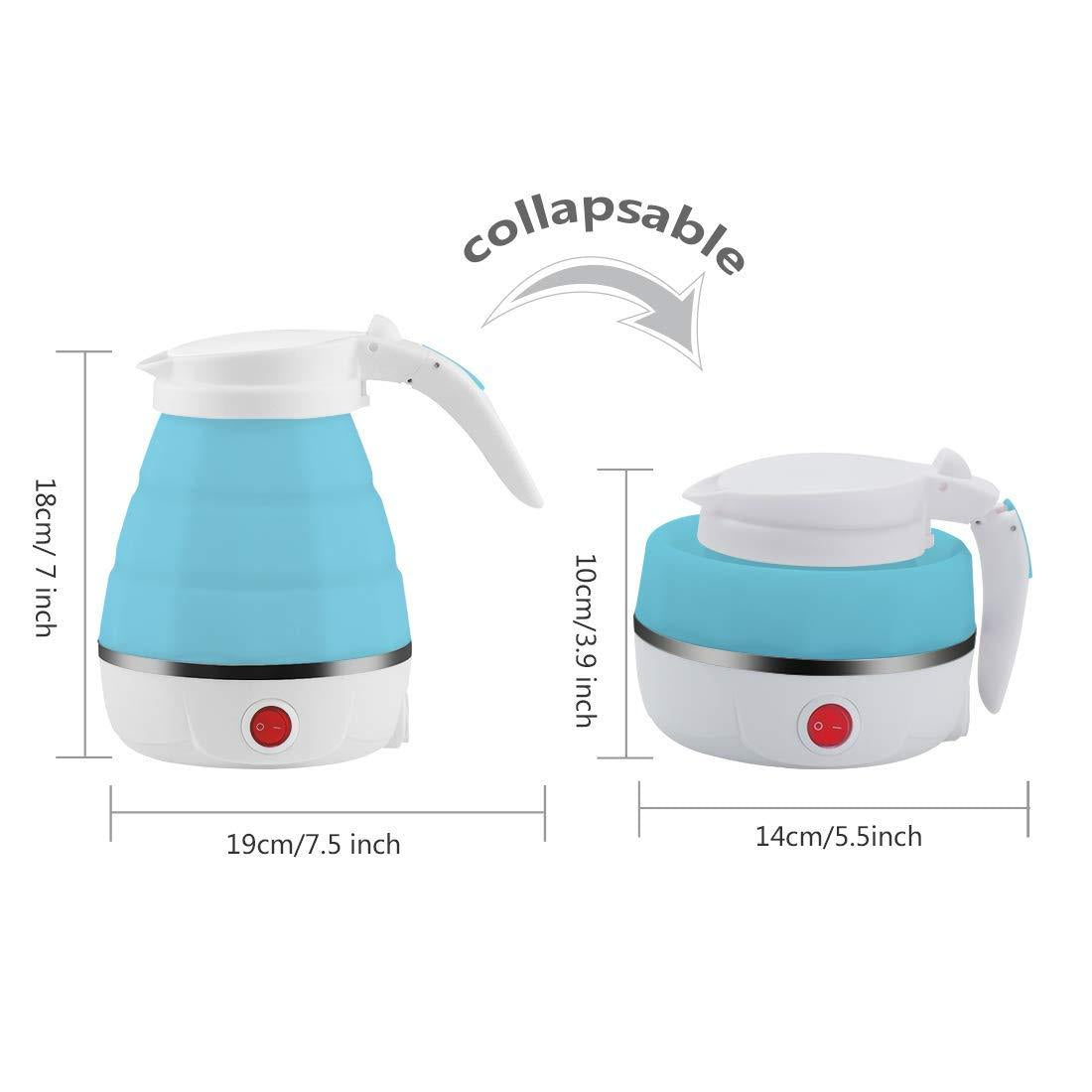 Electric Kettle - Silicone Foldable Electric Water Kettle ( 600 ml ) c5cc46-5e