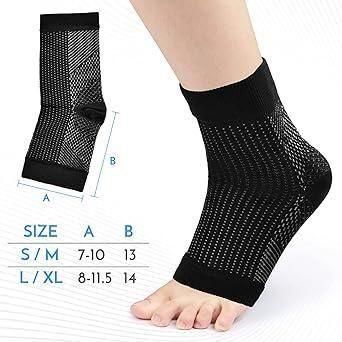 BD Swelling Arch Heel Socks yoga sport protect socks Pack of 2 Pair c5cc46-5e