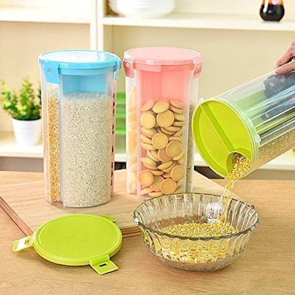 3 Section Container for kitchen use Set of 1